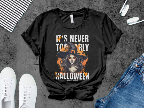 Funny Halloween Mom Spooky Mama Skeleton Mommy T-Shirt