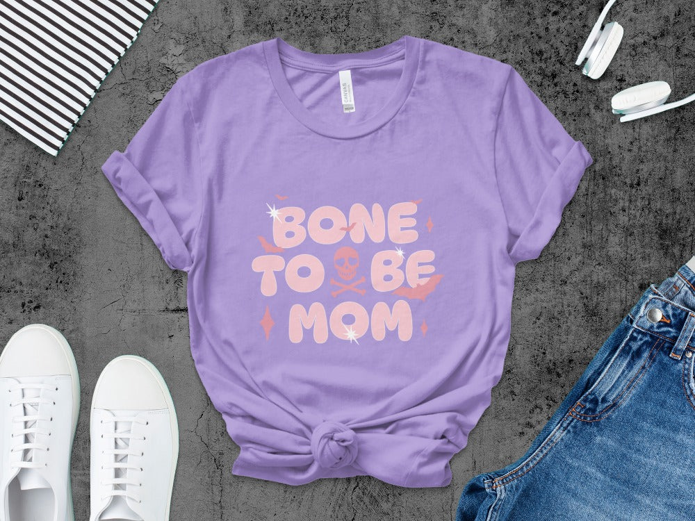 Funny Halloween Mom Spooky Mama Skeleton Mommy T-Shirt