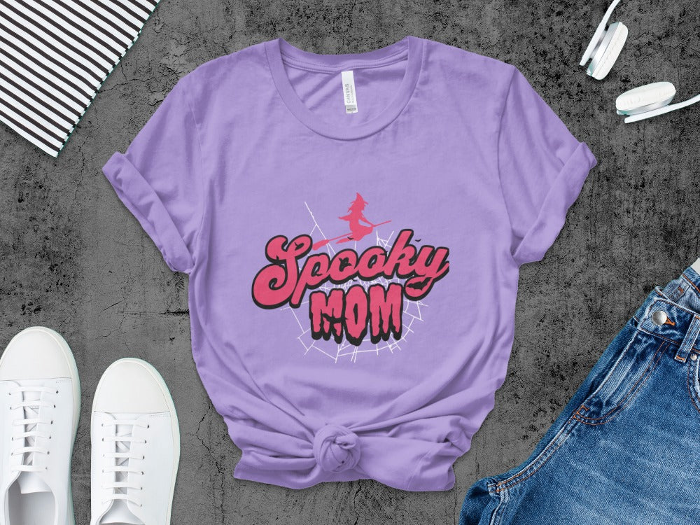 Funny Halloween Mom Spooky Mama Skeleton Mommy T-Shirt