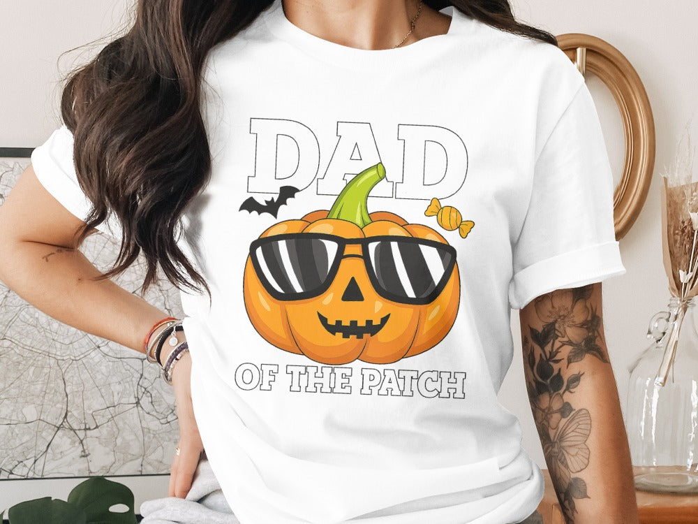 Ghoul Dad Funny Halloween Daddy Ghost Papa Pumpkin Spooky Season T-Shirt