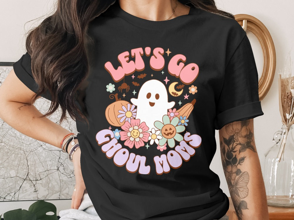 Funny Halloween Mom Spooky Mama Skeleton Mommy T-Shirt