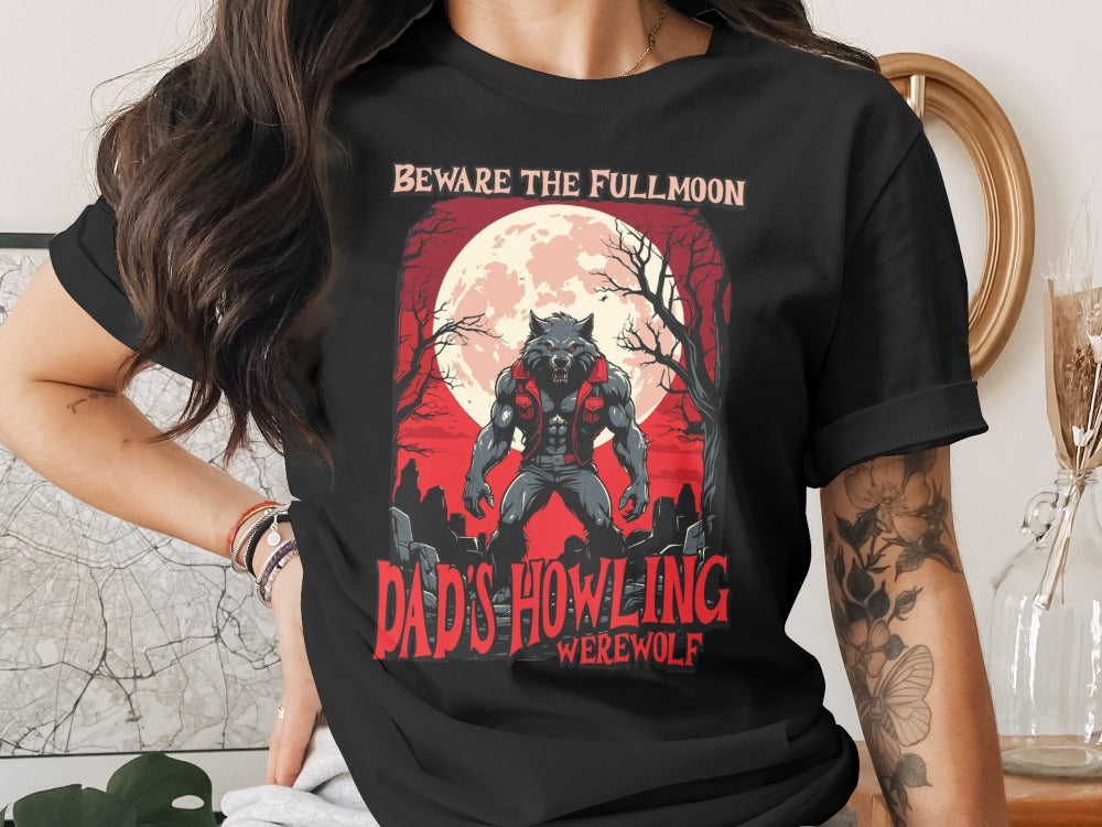 Ghoul Dad Funny Halloween Daddy Ghost Papa Pumpkin Spooky Season T-Shirt