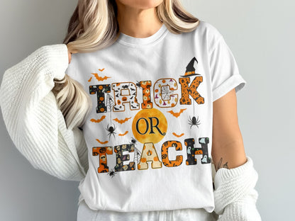 Halloween Spooky Teacher Ghost School Teachers Costume Classrooms T-Shirt