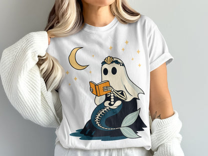 Halloween Spooky Teacher Ghost School Teachers Costume Classrooms T-Shirt