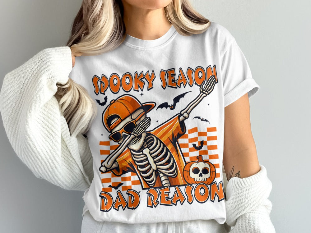 Ghoul Dad Funny Halloween Daddy Ghost Papa Pumpkin Spooky Season T-Shirt
