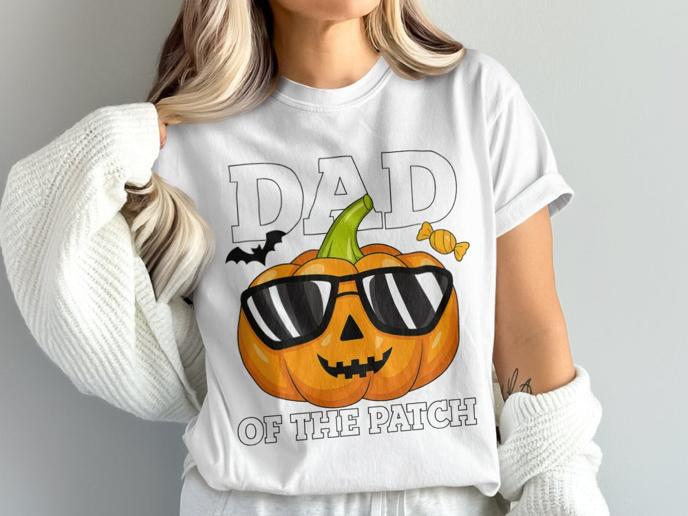 Ghoul Dad Funny Halloween Daddy Ghost Papa Pumpkin Spooky Season T-Shirt