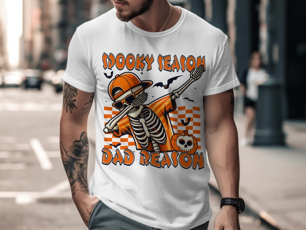 Ghoul Dad Funny Halloween Daddy Ghost Papa Pumpkin Spooky Season T-Shirt