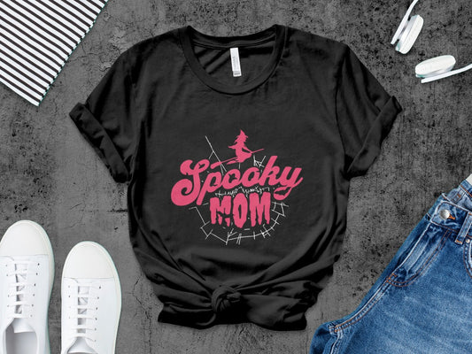 Funny Halloween Mom Spooky Mama Skeleton Mommy T-Shirt