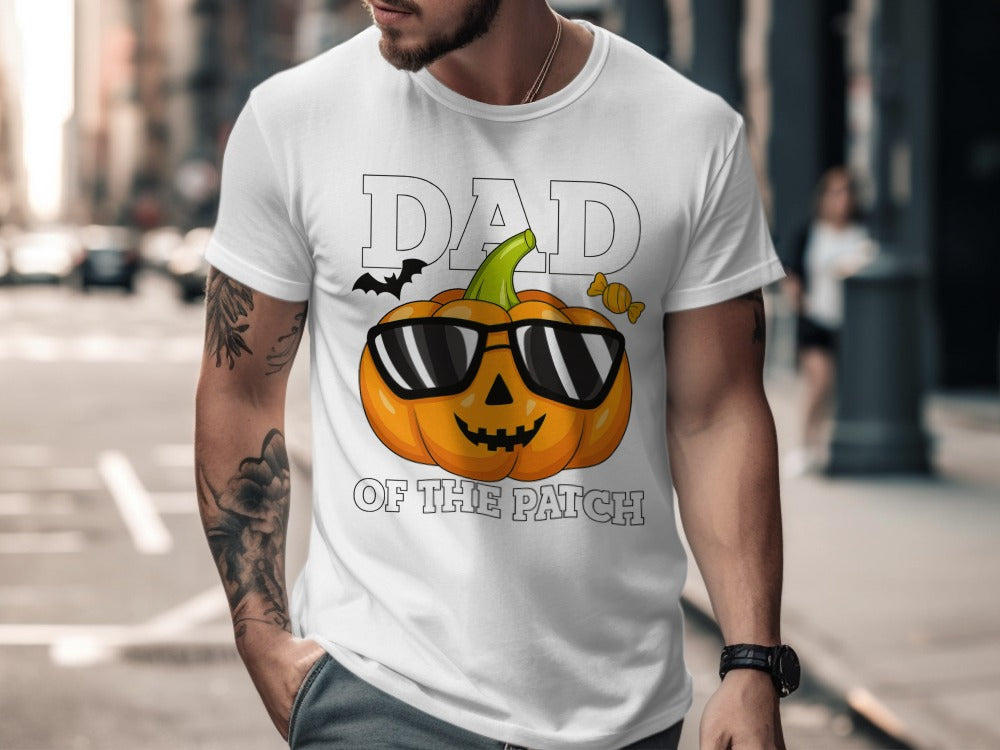 Ghoul Dad Funny Halloween Daddy Ghost Papa Pumpkin Spooky Season T-Shirt