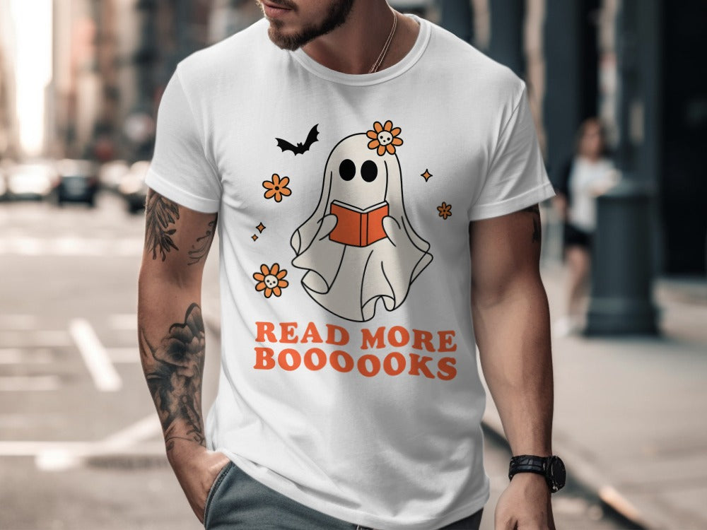 Halloween Spooky Teacher Ghost School Teachers Costume Classrooms T-Shirt