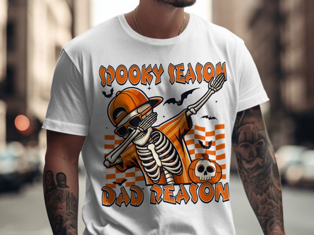 Ghoul Dad Funny Halloween Daddy Ghost Papa Pumpkin Spooky Season T-Shirt