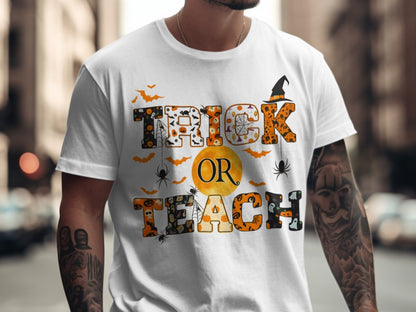 Halloween Spooky Teacher Ghost School Teachers Costume Classrooms T-Shirt