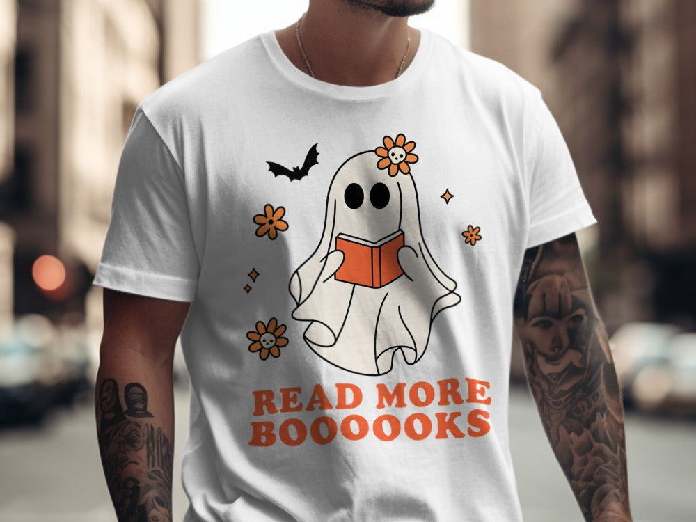 Halloween Spooky Teacher Ghost School Teachers Costume Classrooms T-Shirt