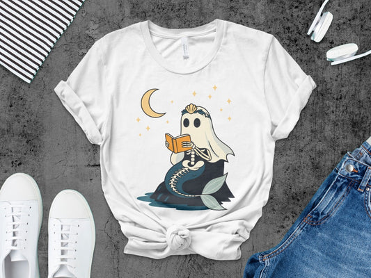 Halloween Spooky Teacher Ghost School Teachers Costume Classrooms T-Shirt