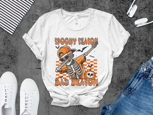 Ghoul Dad Funny Halloween Daddy Ghost Papa Pumpkin Spooky Season T-Shirt