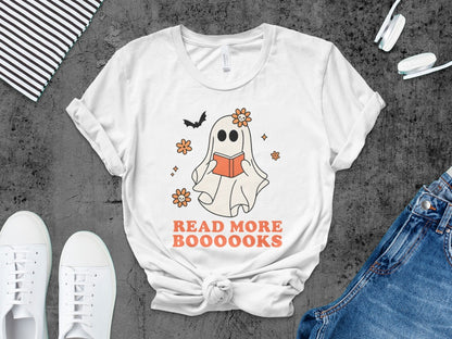 Halloween Spooky Teacher Ghost School Teachers Costume Classrooms T-Shirt