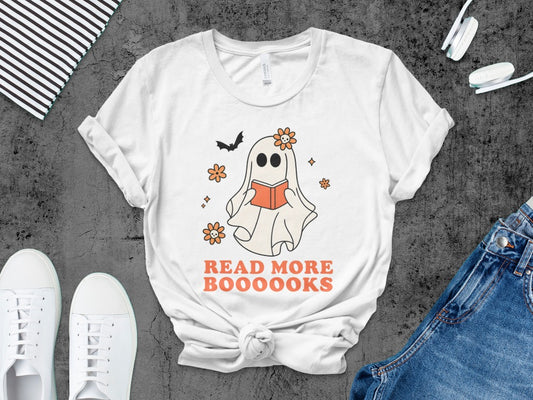 Halloween Spooky Teacher Ghost School Teachers Costume Classrooms T-Shirt