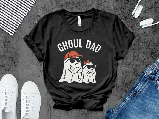 Ghoul Dad Unisex Garment-Dyed T-Shirt | Halloween Funny Shirt, Halloween Daddy Ghost Papa Pumpkin Spooky Season