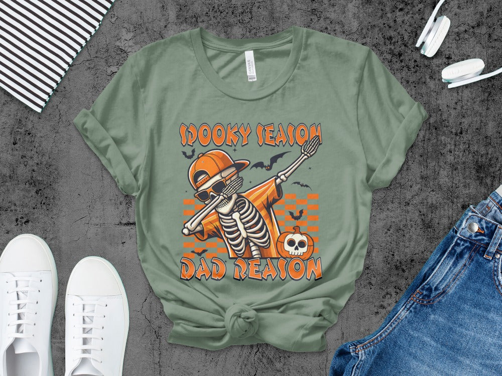 Ghoul Dad Funny Halloween Daddy Ghost Papa Pumpkin Spooky Season T-Shirt