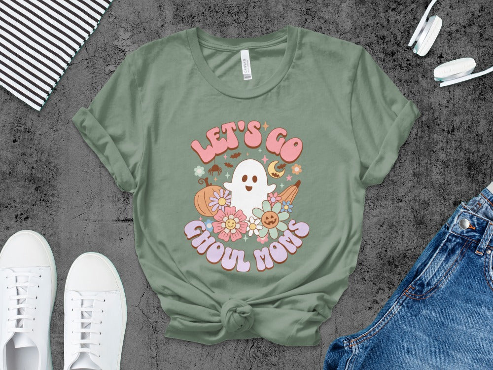 Funny Halloween Mom Spooky Mama Skeleton Mommy T-Shirt