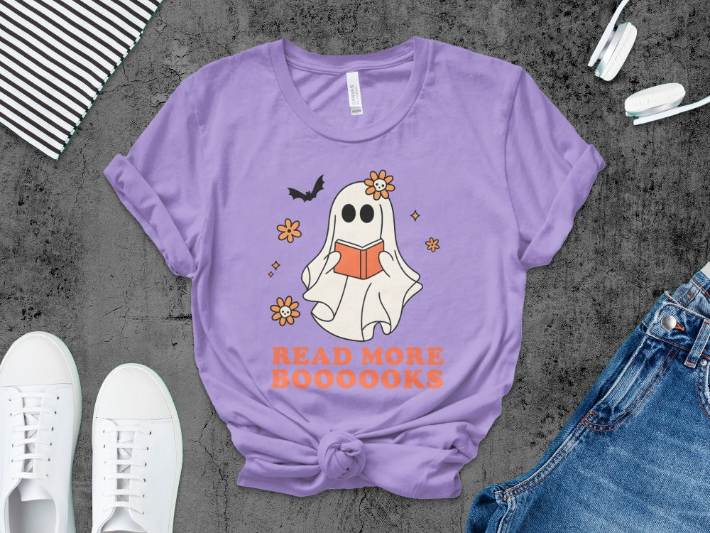 Halloween Spooky Teacher Ghost School Teachers Costume Classrooms T-Shirt