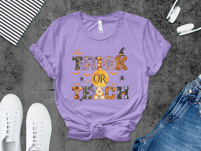 Halloween Spooky Teacher Ghost School Teachers Costume Classrooms T-Shirt