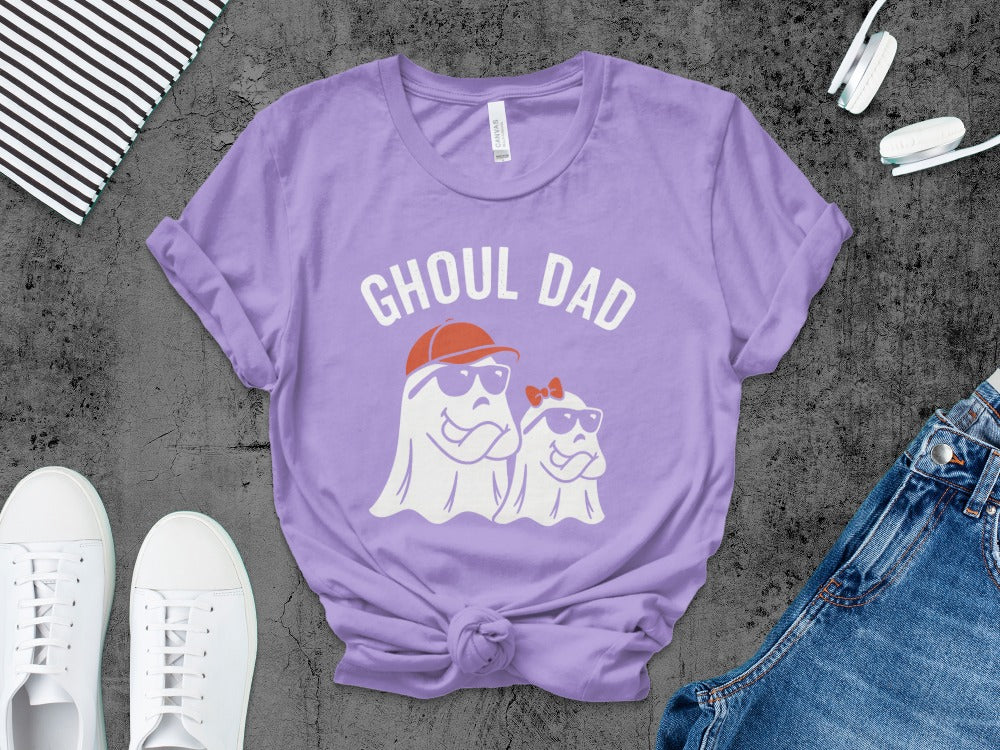 Ghoul Dad Unisex Garment-Dyed T-Shirt | Halloween Funny Shirt, Halloween Daddy Ghost Papa Pumpkin Spooky Season