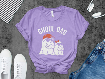 Ghoul Dad Unisex Garment-Dyed T-Shirt | Halloween Funny Shirt, Halloween Daddy Ghost Papa Pumpkin Spooky Season