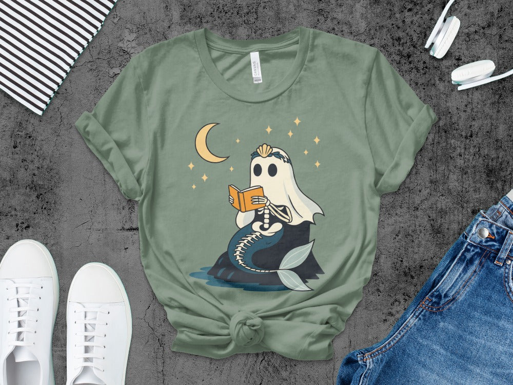 Halloween Spooky Teacher Ghost School Teachers Costume Classrooms T-Shirt