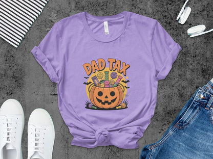 Skeleton Halloween Black Cat Pumpkin Ghost Spooky Season T-Shirt