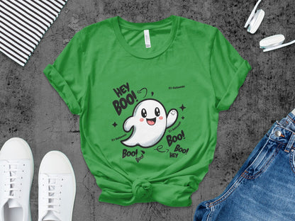 Boys Halloween skeletons Kids Pumpkin Spooky Ghost T-Shirt